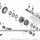 NC750XD A Transmission (mainshaft)