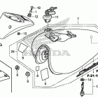 VT750C2B A Топливный бак