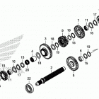 GL1800D 2AC Трансмиссия