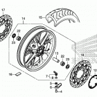 GL1800D 2AC Переднее колесо