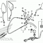 VT750C2B A Рычаги,тросы и рулевые переключатели