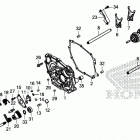 GL1800D 2AC Shift drum@shift fork