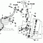 CBR650RA 2AC Задний тормозной цилиндр
