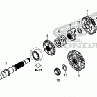 GL1800D 2AC Вал ведущий