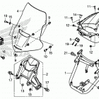NC750X A Передний обтекатель