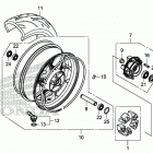 CBR650RA Переднее колесо