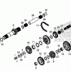 GL1800D 2AC Transmission (mainshaft)