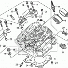 CRF250L AC Головка цилиндров