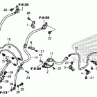 GL1800D 2AC Brake hose@brake pipe