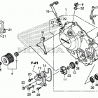 CRF250L AC Крышка картера правая