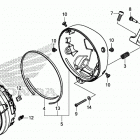 CMX300 A Фара головного света