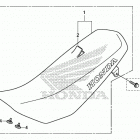 CRF110F Сиденье