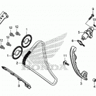 CB650RA Цепь ГРМ и натяжитель