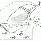 VT750C2B A Сидение