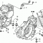 CRF250L AC Картер двигателя
