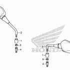 NC750X A Зеркало