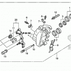 VT750CS AC Передний суппорт тормозной