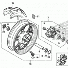 NC750X A Переднее колесо