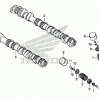 CB650RA Распределительный вал и клапана