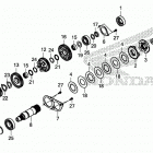 GL1800 3AC Transmission (mainshaft)