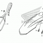 CRF110F Переднее крыло