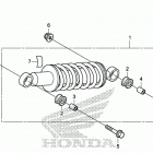 CRF110F Задние амортизаторы
