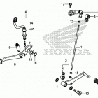 CB650RA Педали