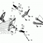 CBR650RA Подножки