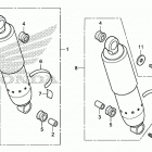 VT750CS AC Rear shock absorber (1)