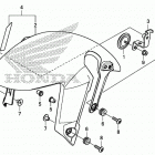 CBR650RA Переднее крыло