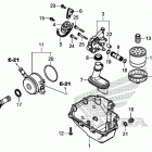 CBR650RA Поддон картера и масляный насос