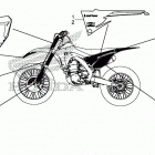 CRF450R Наклейки