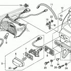 VT750C2B A Задний фонарь