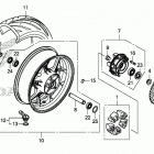 CB650RA Переднее колесо