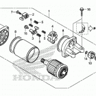 CB650RA Стартер