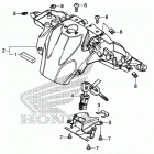 NC750X A Центральная облицовка