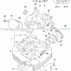 DR650SE Головка цилиндров