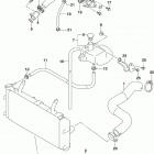 DL1050,XT,XTA Радиатор и Патрубки