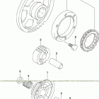 GSX,R600 Муфта стартера