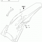 RM,Z250 Задний бампер
