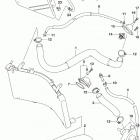 GSX1300RA Радиатор и Патрубки
