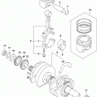 GSX250R,RA Коленвал