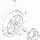 GSX250R,RA Front wheel (gsx250ram0 p33)