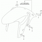 GSX,S1000A,ZA Front fender (gsx-s1000za)