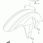 VZR1800 Front fender (vzr1800bz)(see note 1)(2)