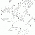 DL1050,XT,XTA Frame cover (dl1050rq)