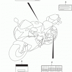 GSX,R600 Наклейка  (e28)