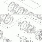 VL800 Сцепление