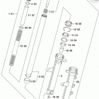 GSX250R,RA Front fork damper (gsx250ram0 p33)