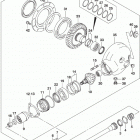 VZR1800 Propeller shaft  /  final drive gear